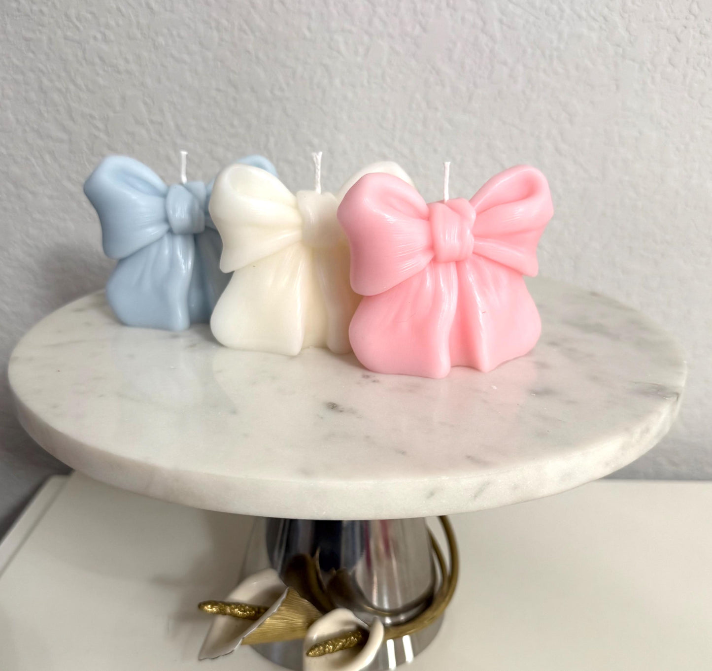 Handmade Bow Soy Candles, Home Decor, Party Favors, Gift for Her