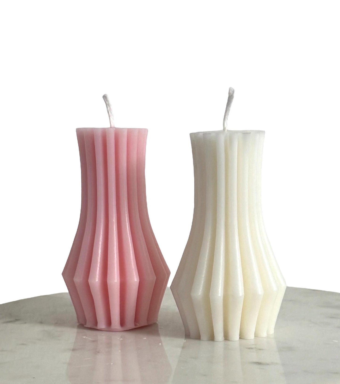 Geometric Handmade Soy Candles ,  Housewarming Gift, Modern Candles, Home Decor