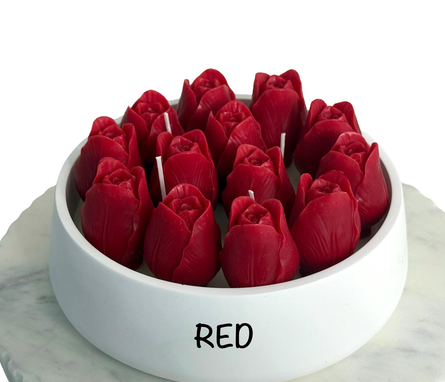 Tulips Handmade Soy Candles, Cozy Home Decor, Holiday Decorations, Housewarming Gift, Luxury Candle