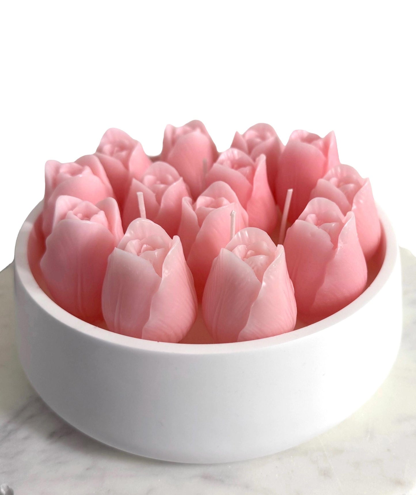 Tulips Handmade Soy Candles, Cozy Home Decor, Holiday Decorations, Housewarming Gift, Luxury Candle