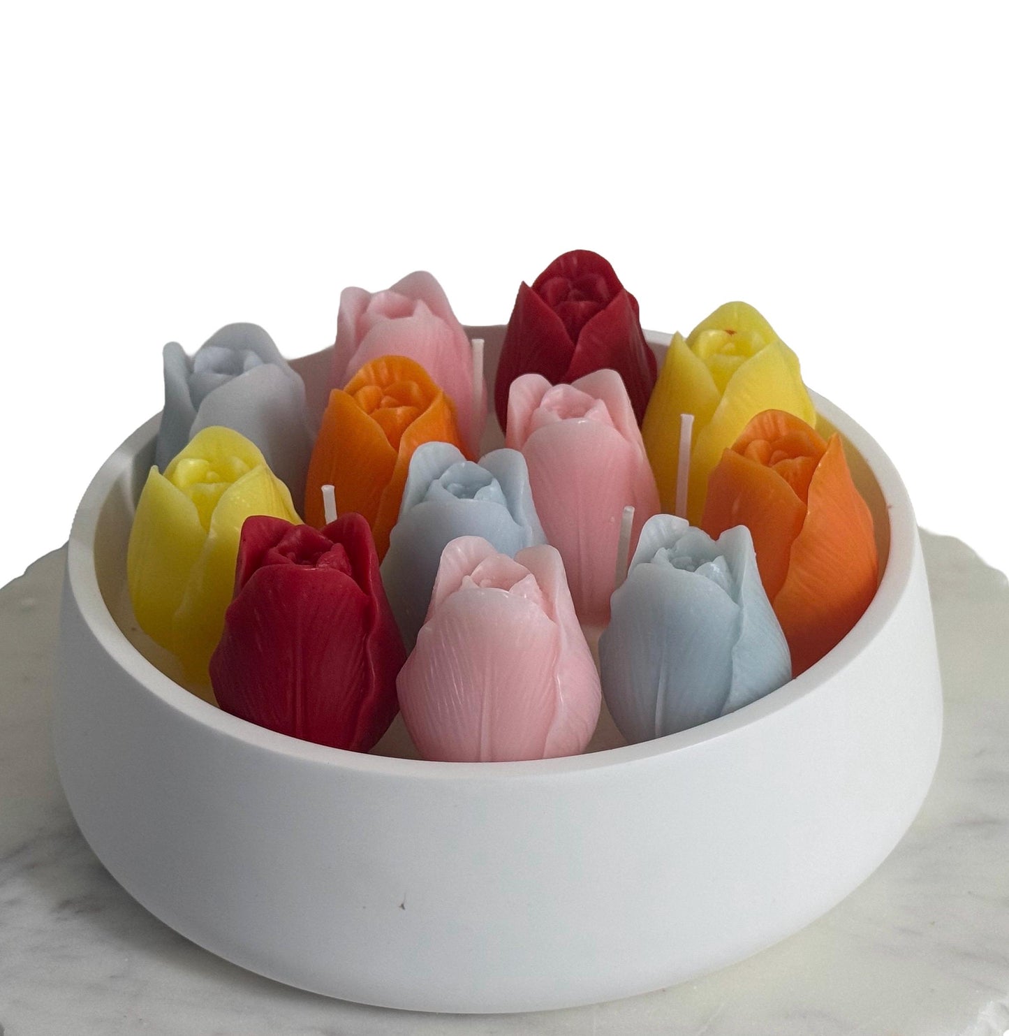 Tulips Handmade Soy Candles, Cozy Home Decor, Holiday Decorations, Housewarming Gift, Luxury Candle
