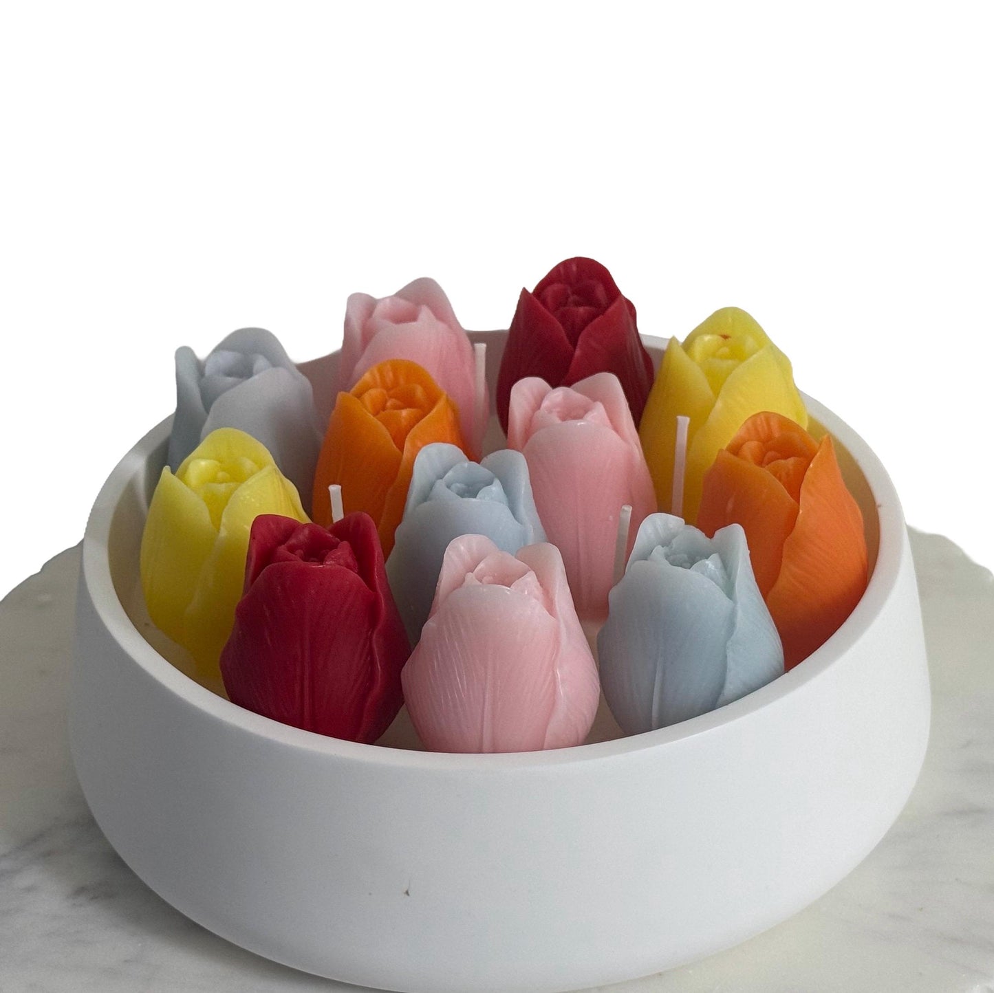 Tulips Handmade Soy Candles, Cozy Home Decor, Holiday Decorations, Housewarming Gift, Luxury Candle
