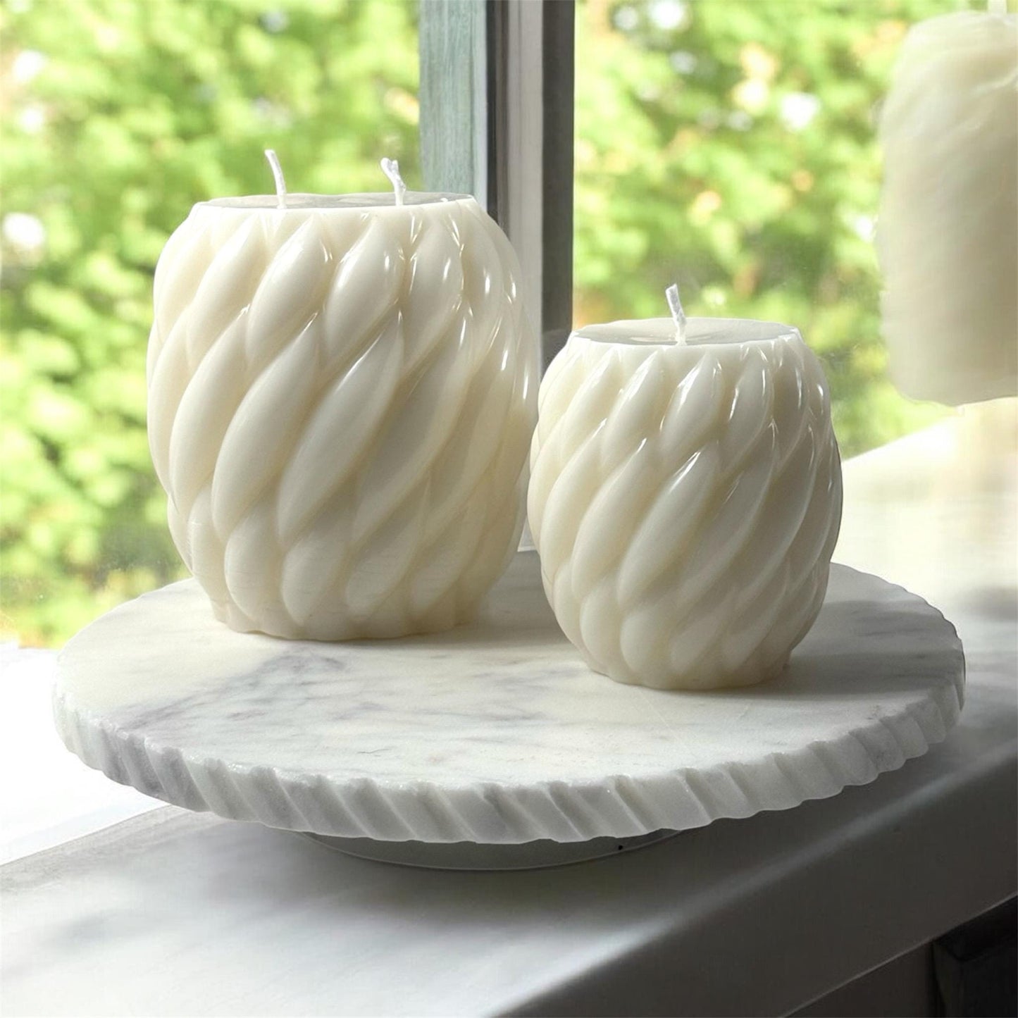 Handmade Soy Candles , Set of 2, Holiday Home Decor