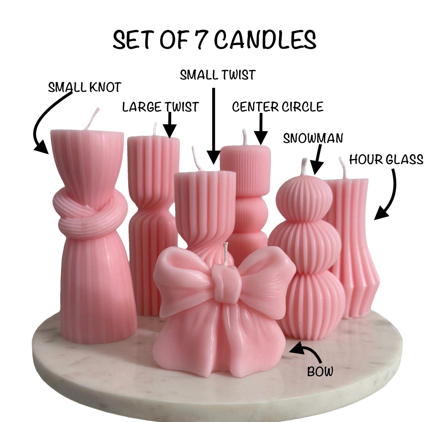 Geometric Handmade Soy Candles ,  Housewarming Gift, Modern Candles, Home Decor