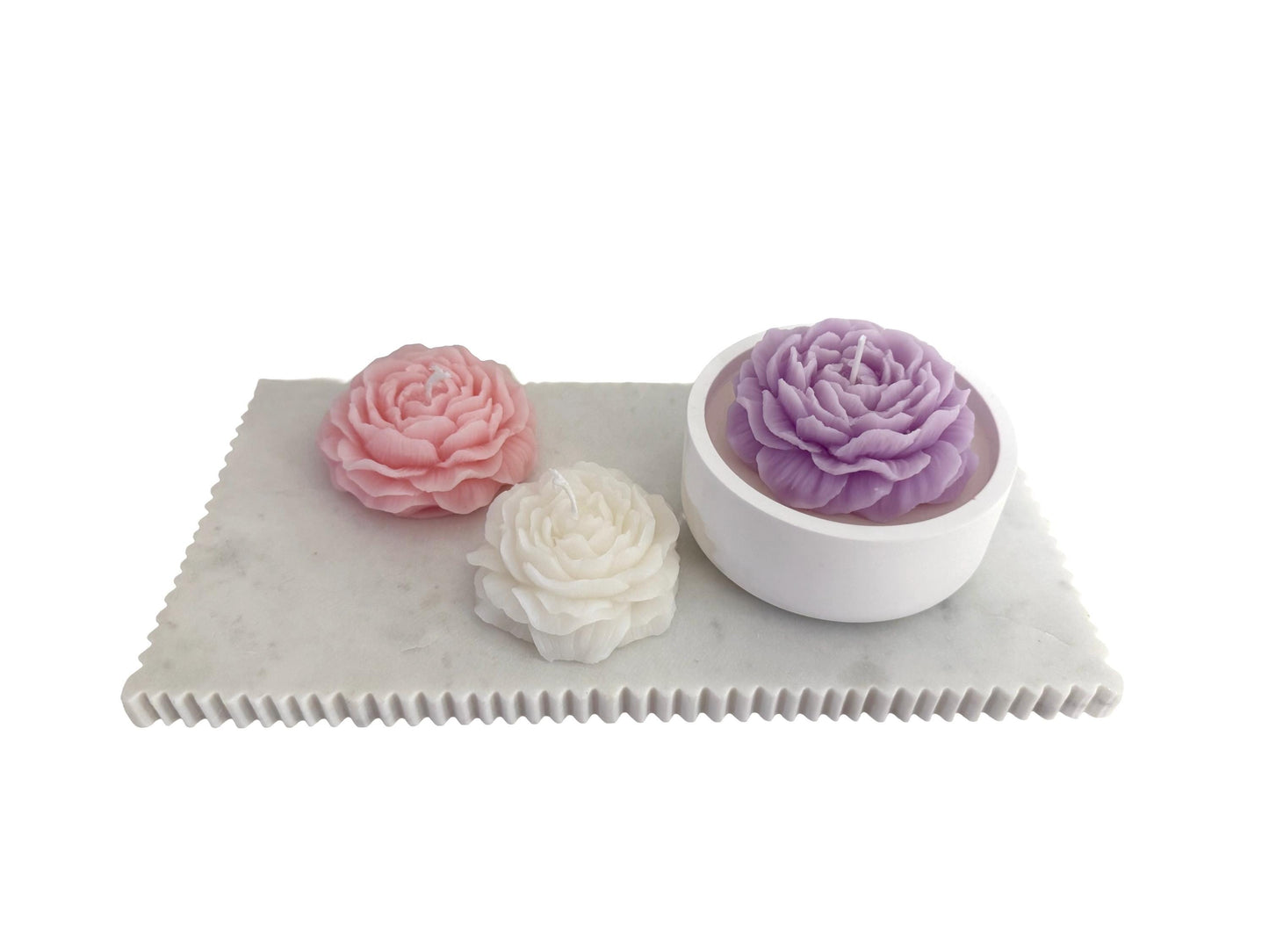 Peony Handmade Soy Candle, Wedding Decorations, Party Favors
