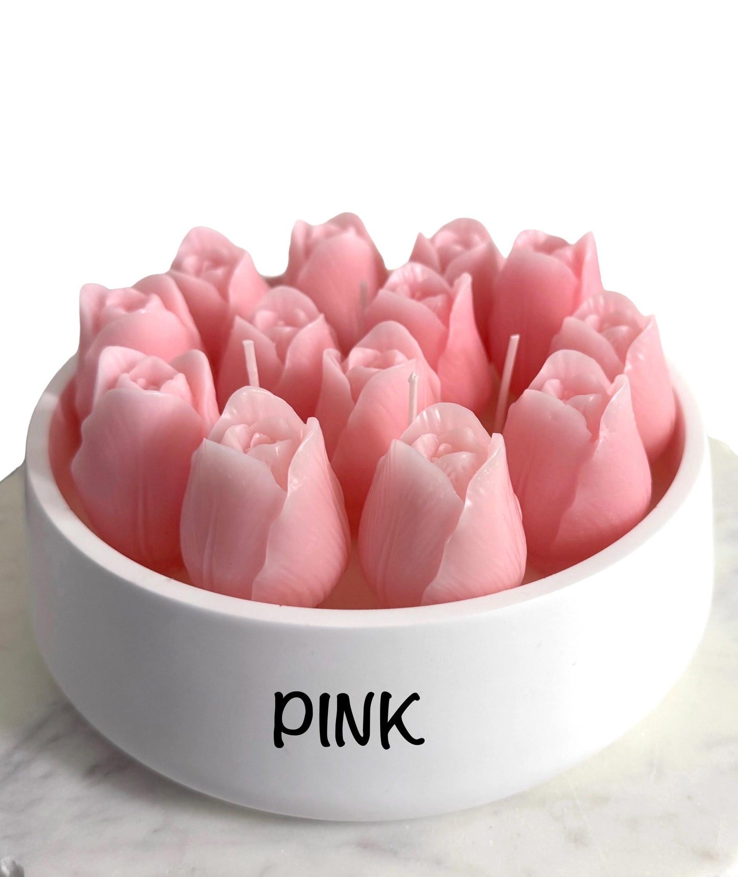 Tulips Handmade Soy Candles, Cozy Home Decor, Holiday Decorations, Housewarming Gift, Luxury Candle