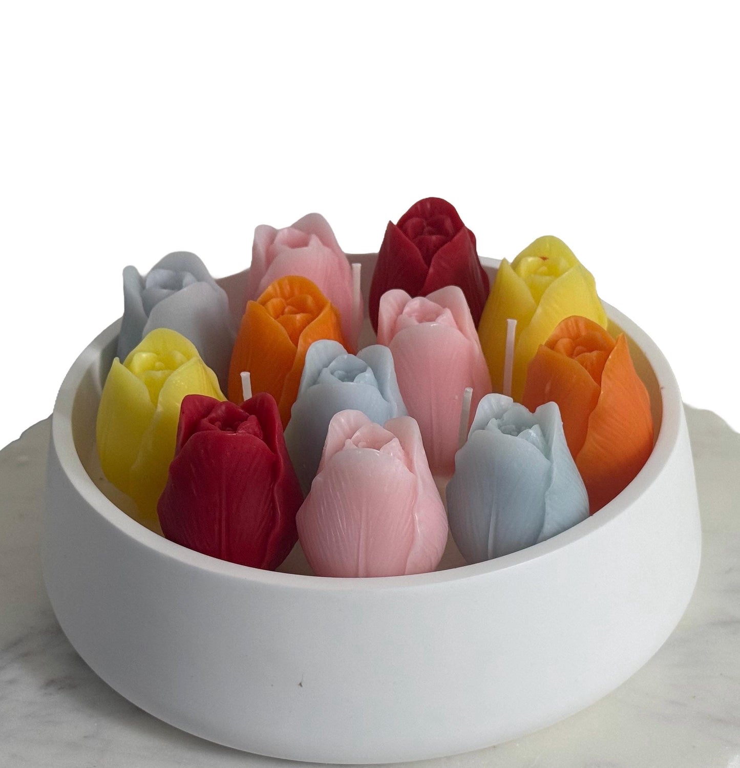 Tulips Handmade Soy Candles, Cozy Home Decor, Holiday Decorations, Housewarming Gift, Luxury Candle