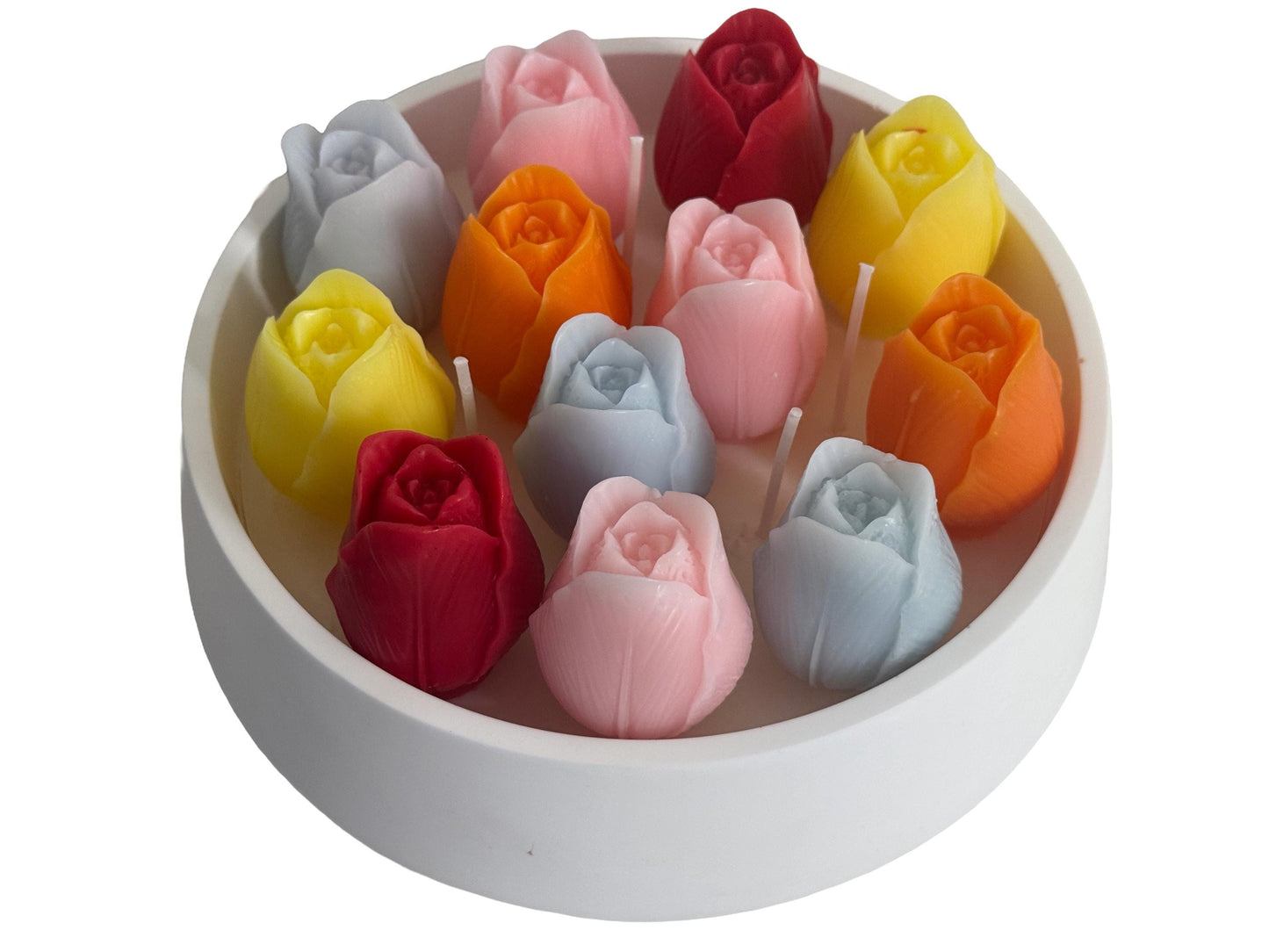 Tulips Handmade Soy Candles, Cozy Home Decor, Holiday Decorations, Housewarming Gift, Luxury Candle