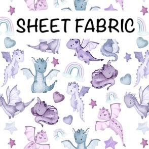 Dragons Crib Bedding, Purple Nursery Decor