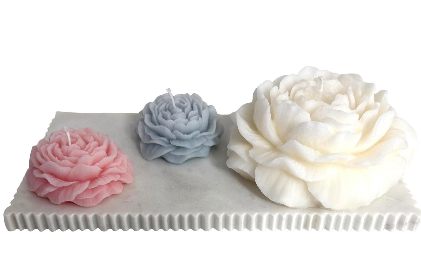 Peony Handmade Soy Candle, Wedding Decorations, Party Favors