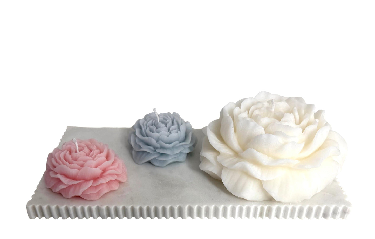Peony Handmade Soy Candle, Wedding Decorations, Party Favors