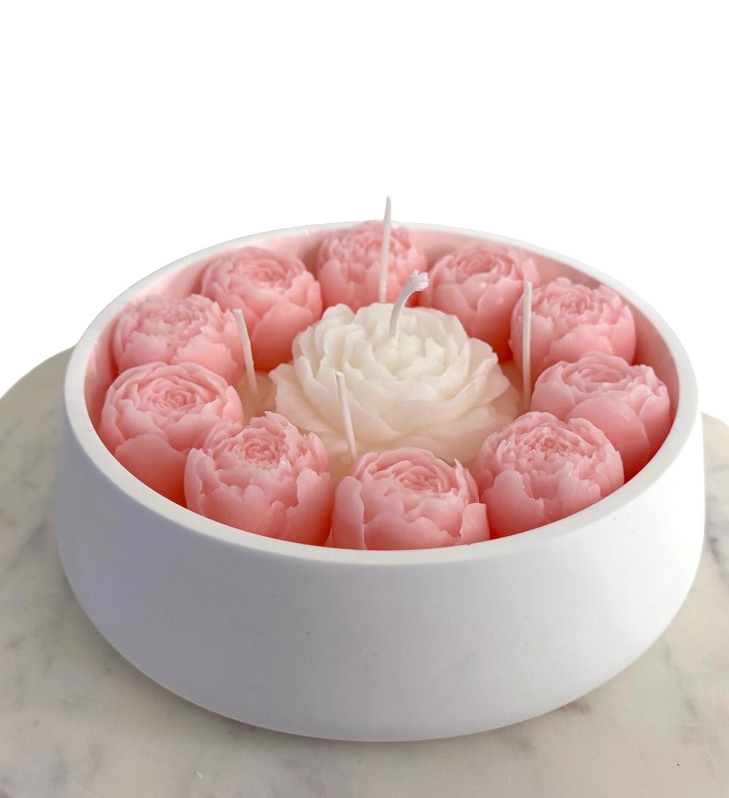 Peony  Handmade Soy Candles, Cozy Home Decor, Holiday Decorations, Housewarming Gift, Luxury Candle