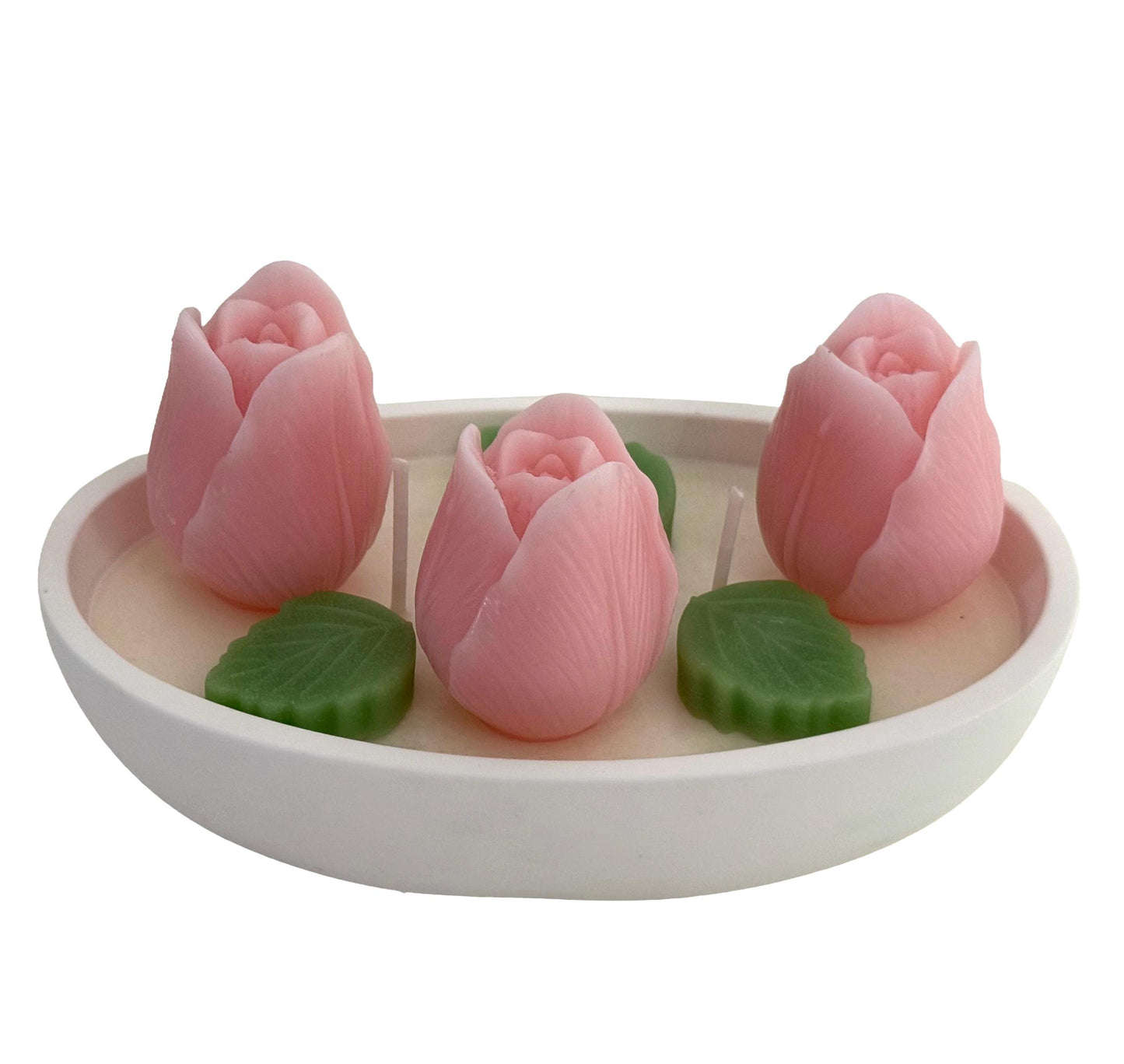 Tulips Handmade Soy Candles, Mother's Day Gift, Cozy Home Decor, Holiday Decorations,  Luxury Candle
