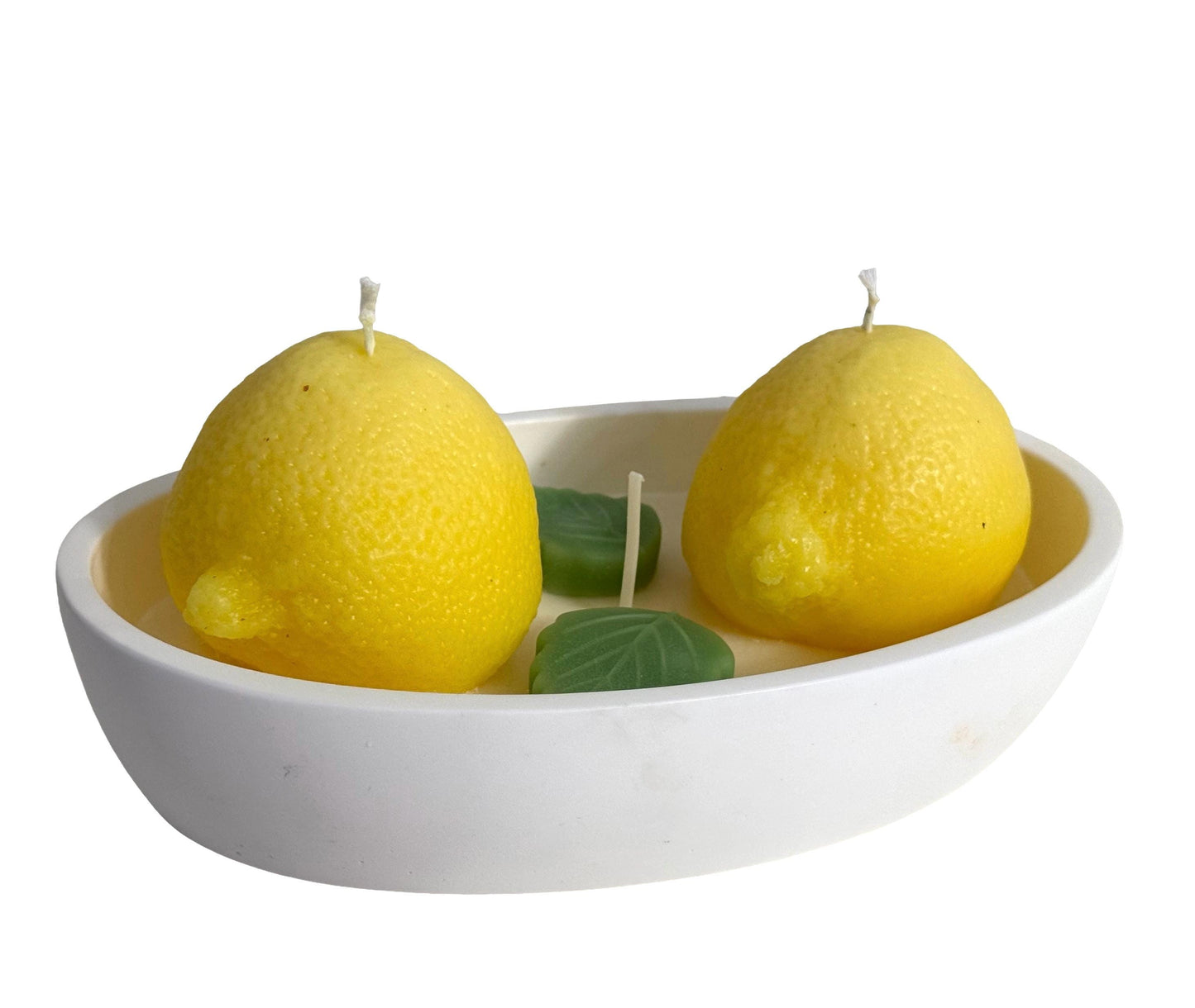 Lemons Handmade Soy Candles, Summer Home Decor,  Holiday Decorations,  Luxury Candle