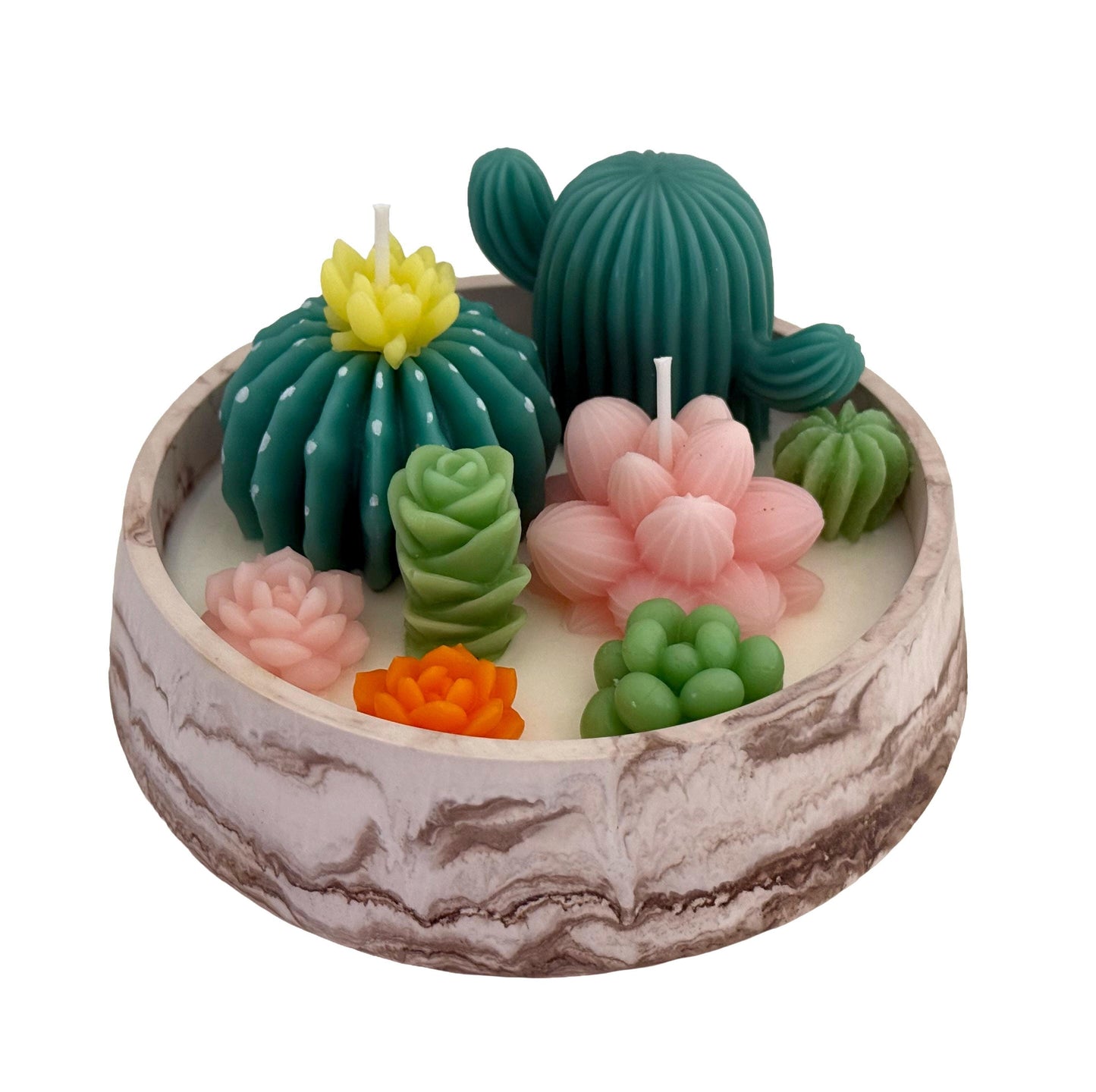 Succulents  Handmade Soy Candles, Cozy Home Decor, Holiday Decorations, Housewarming Gift, Luxury Candle