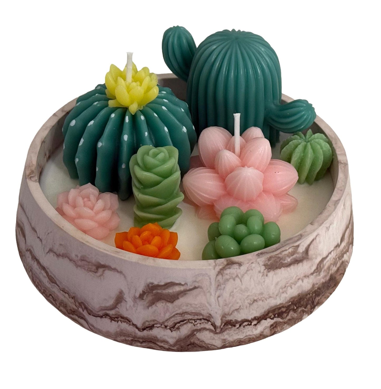 Succulents  Handmade Soy Candles, Cozy Home Decor, Holiday Decorations, Housewarming Gift, Luxury Candle