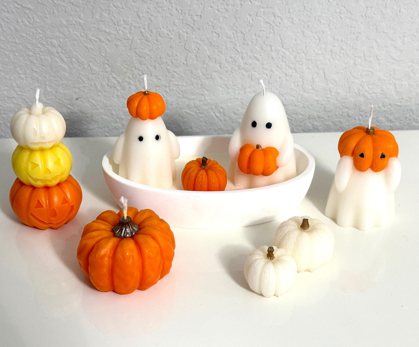 Halloween Handmade Soy Candles, Fall Home Decor, Holiday Decorations