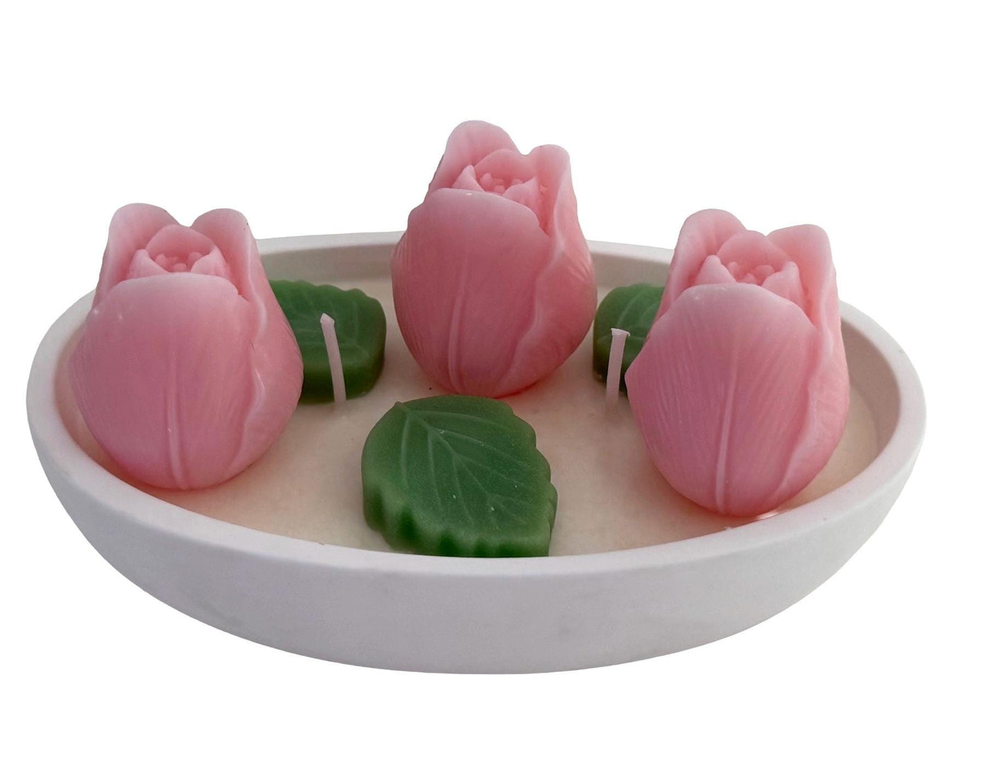 Tulips Handmade Soy Candles, Mother's Day Gift, Cozy Home Decor, Holiday Decorations,  Luxury Candle