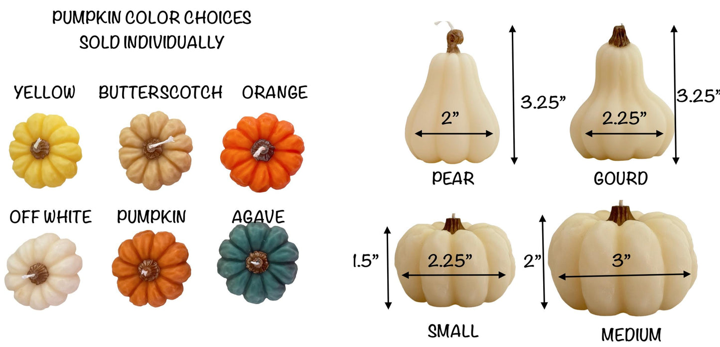 Pumpkins  Handmade Soy Candles, Fall Home Decor,  Thanksgiving Decorations,  Luxury Candle