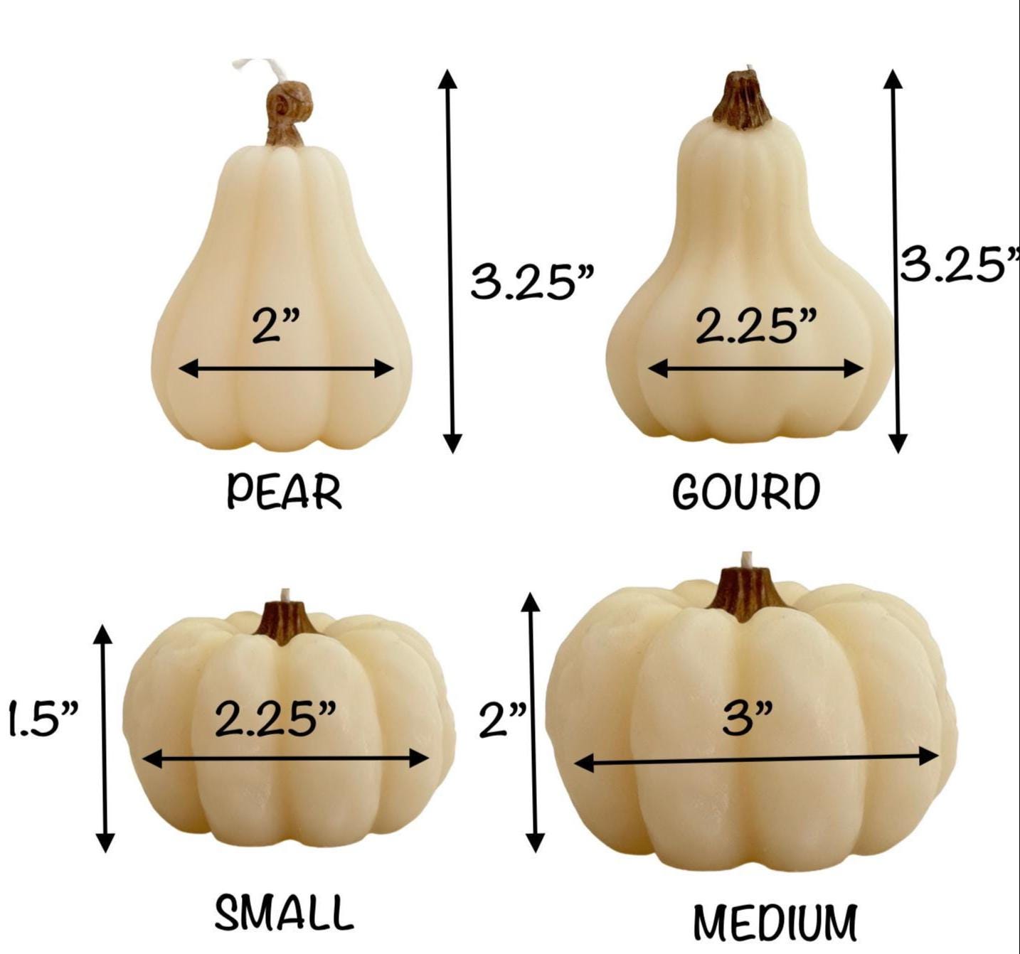 Pumpkins  Handmade Soy Candles, Fall Home Decor,  Thanksgiving Decorations,  Luxury Candle