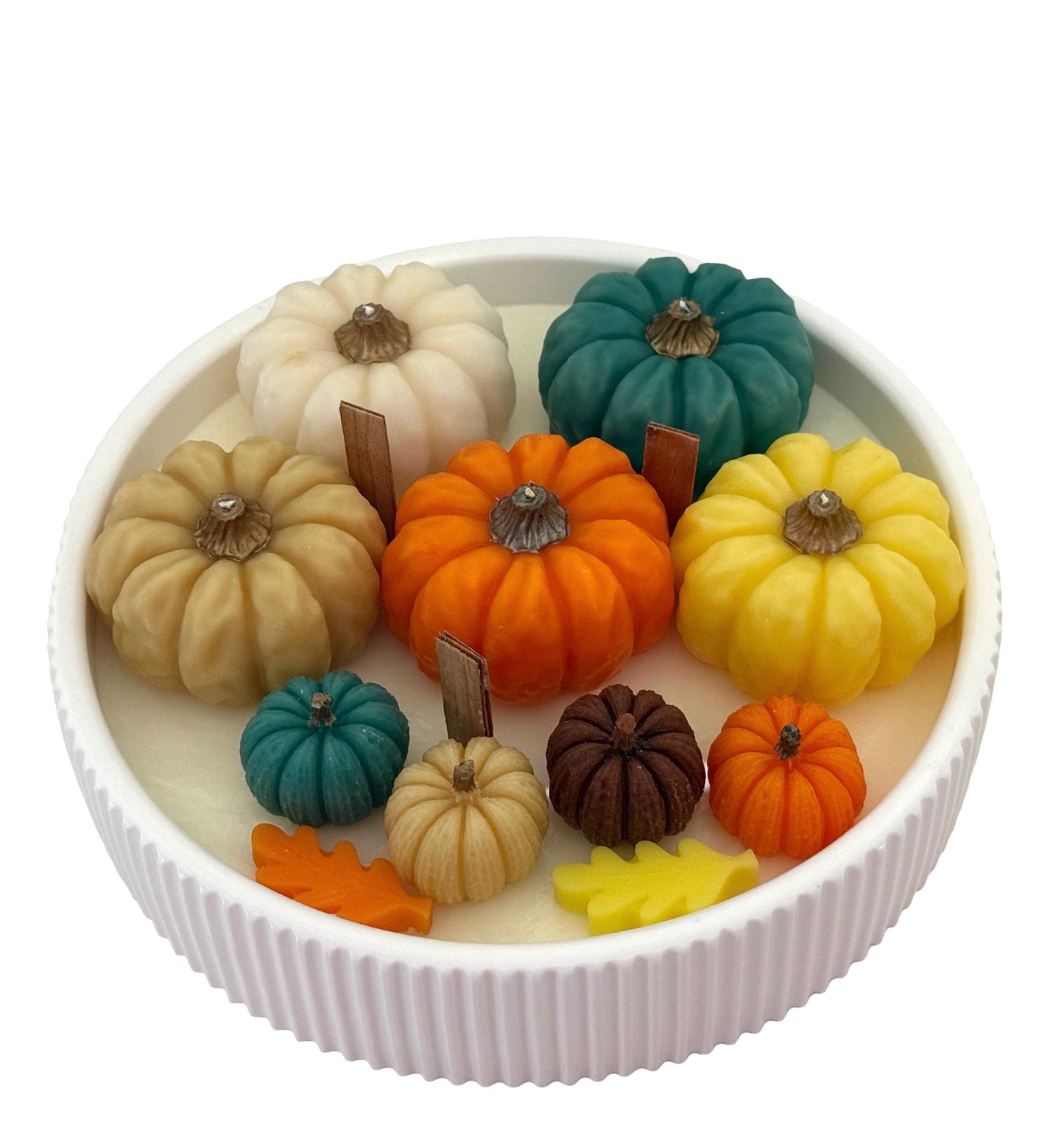 Fall Pumpkins Handmade Soy Candles, Thanksgiving Home Decor, Holiday Decorations, Housewarming Gift, Luxury Candle