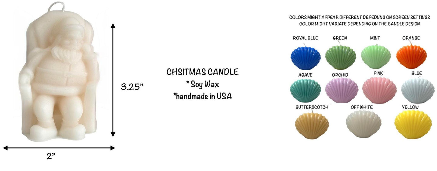 Christmas Candle, Winter Holidays Home Decor