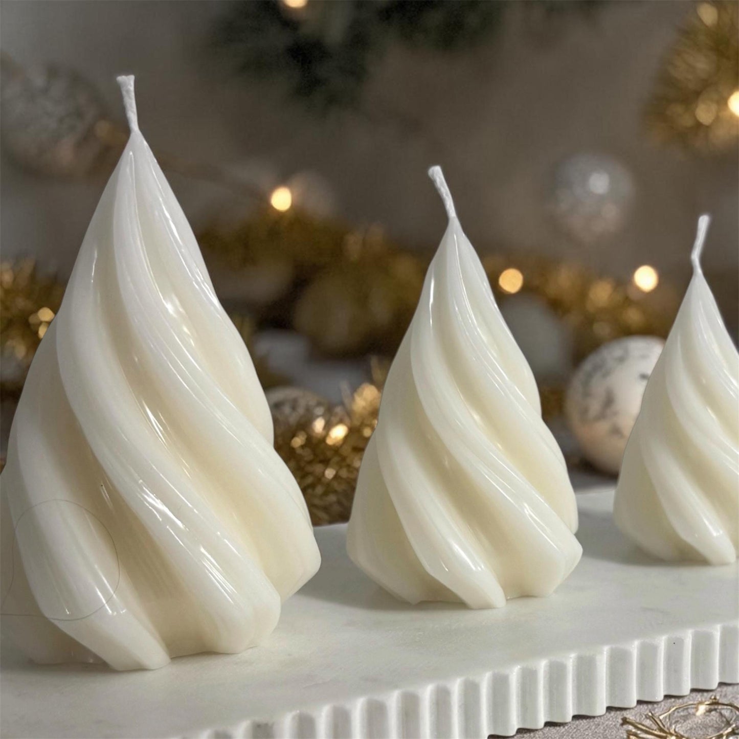 Christmas Tree Handmade Soy Candles, Winter Home Decor, Holiday Decorations, Housewarming Gift, Luxury Candle