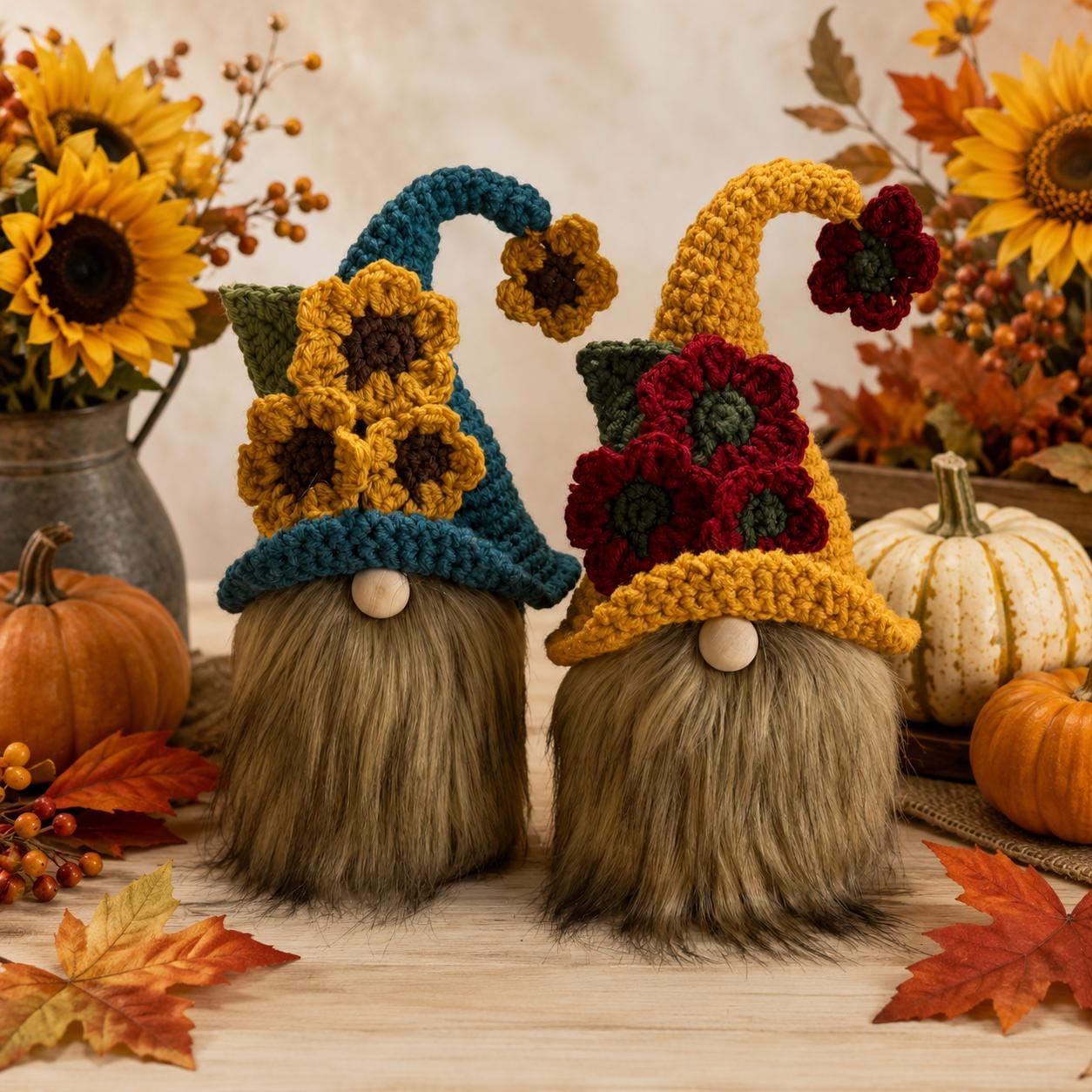 Fall Gnome,  Sunflower Gnome, Fall Home Decor, Three Tier Decor, Farm House Decor, Thanksgiving Home Decor