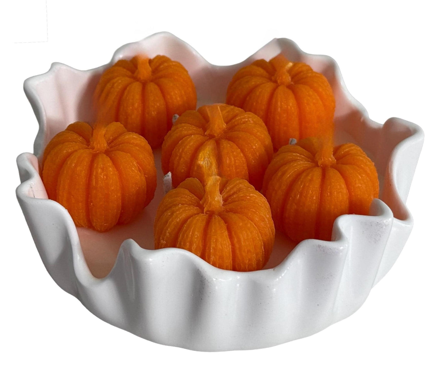 Handmade Mini Pumpkin Soy Wax Candles, Fall Autumn Farmhouse Decor