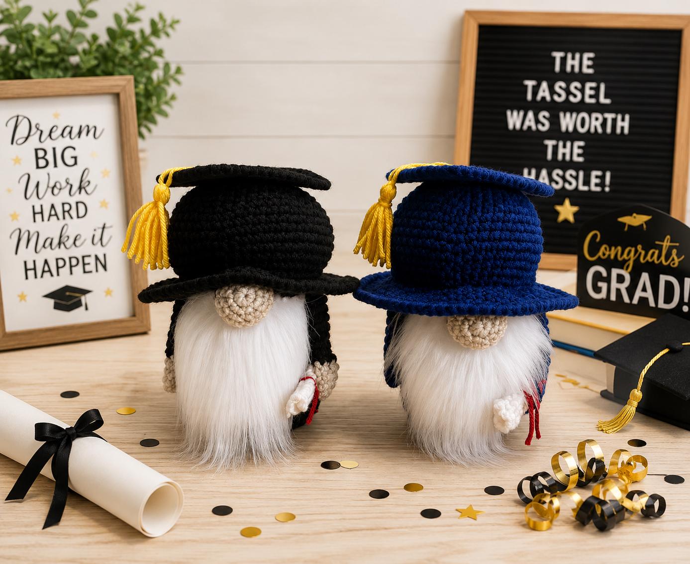 Graduation Gnome, Handmade Home Decor