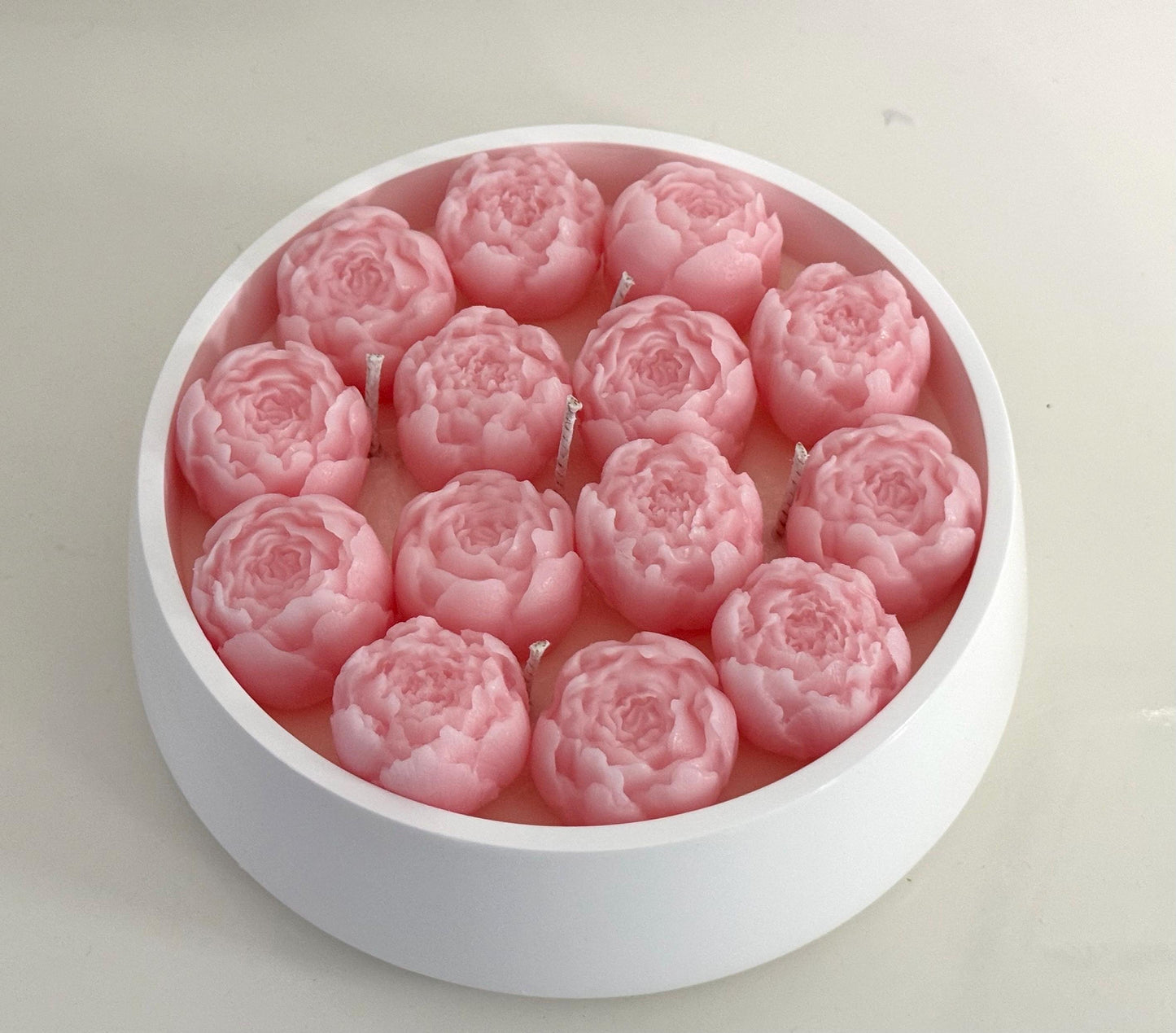 Peony  Handmade Soy Candles, Cozy Home Decor, Holiday Decorations, Housewarming Gift, Luxury Candle