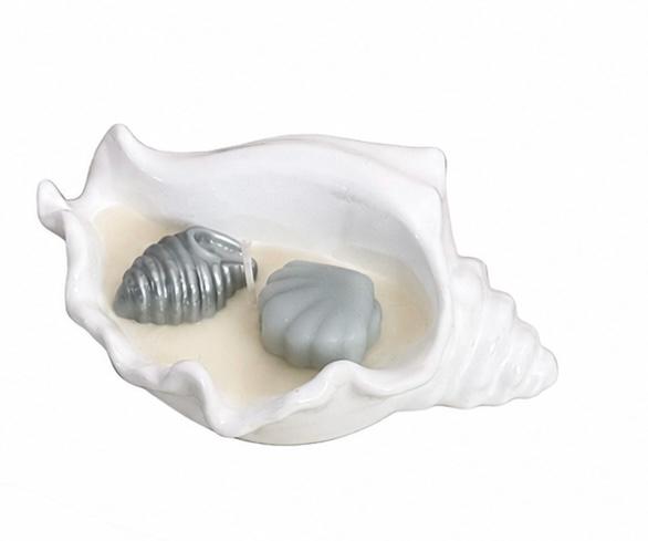 Seashells  Handmade Soy Candles, Cozy Home Decor, Beach House Decorations, Housewarming Gift, Luxury Candle